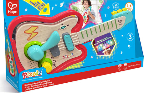 Pixelz Rainbow Rock Pixel Guitar