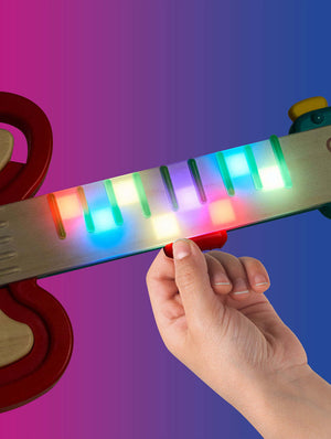 Pixelz Rainbow Rock Pixel Guitar