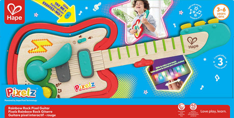 Pixelz Rainbow Rock Pixel Guitar