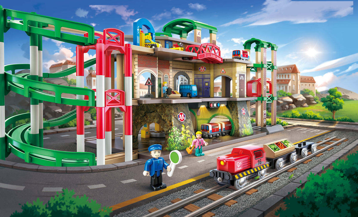Multi-Level Railway City Set