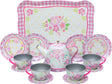 Fancy Tea 15 Piece Tin Tea Set