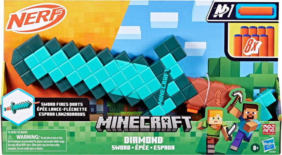 NERF Minecraft Diamond Sword - Gingerbread House Toys