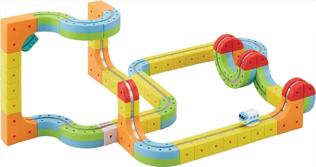 Rail Cube Magnetic Monorail Deluxe Block Set