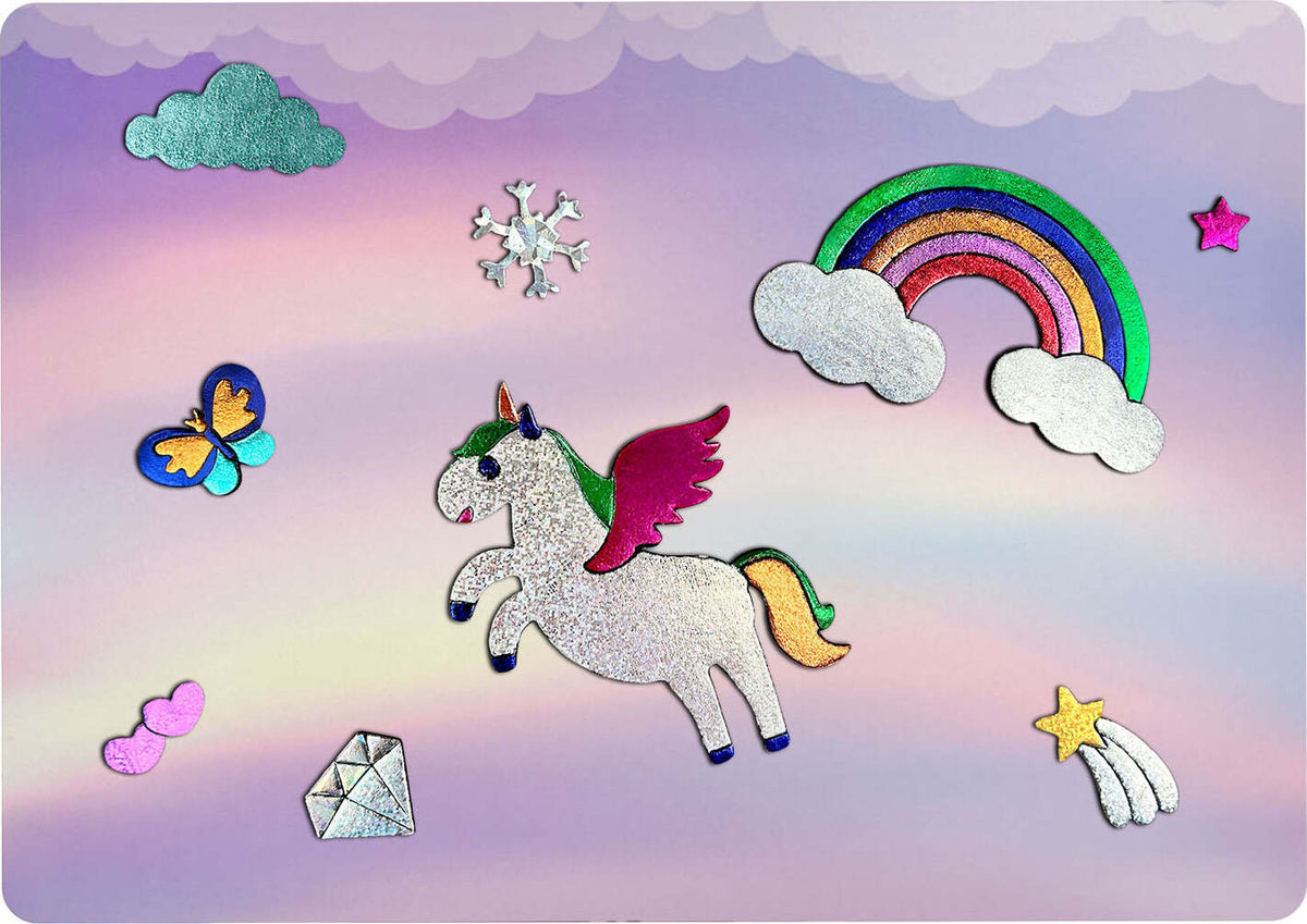 Peel & Press Foil Fun Art Kit - Unicorns & Princesses