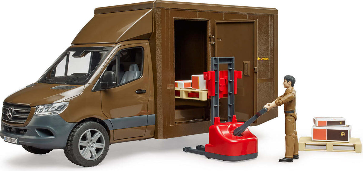 Bruder Mercedes-Benz Sprinter UPS Truck with Driver