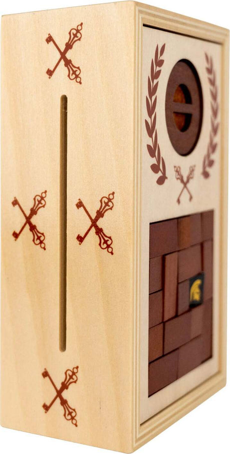 True Genius Roman Lock Box Puzzle Gift Box