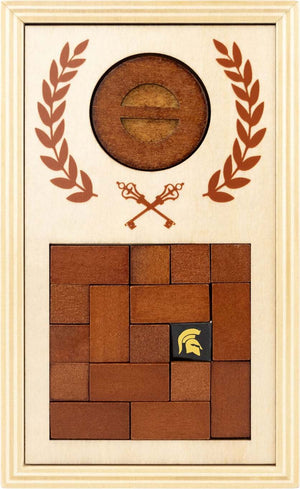 True Genius Roman Lock Box Puzzle Gift Box