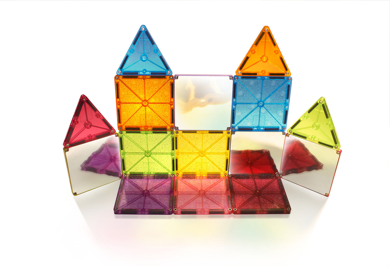 Magna-Tiles® Stardust 15 Piece - Gingerbread House Toys