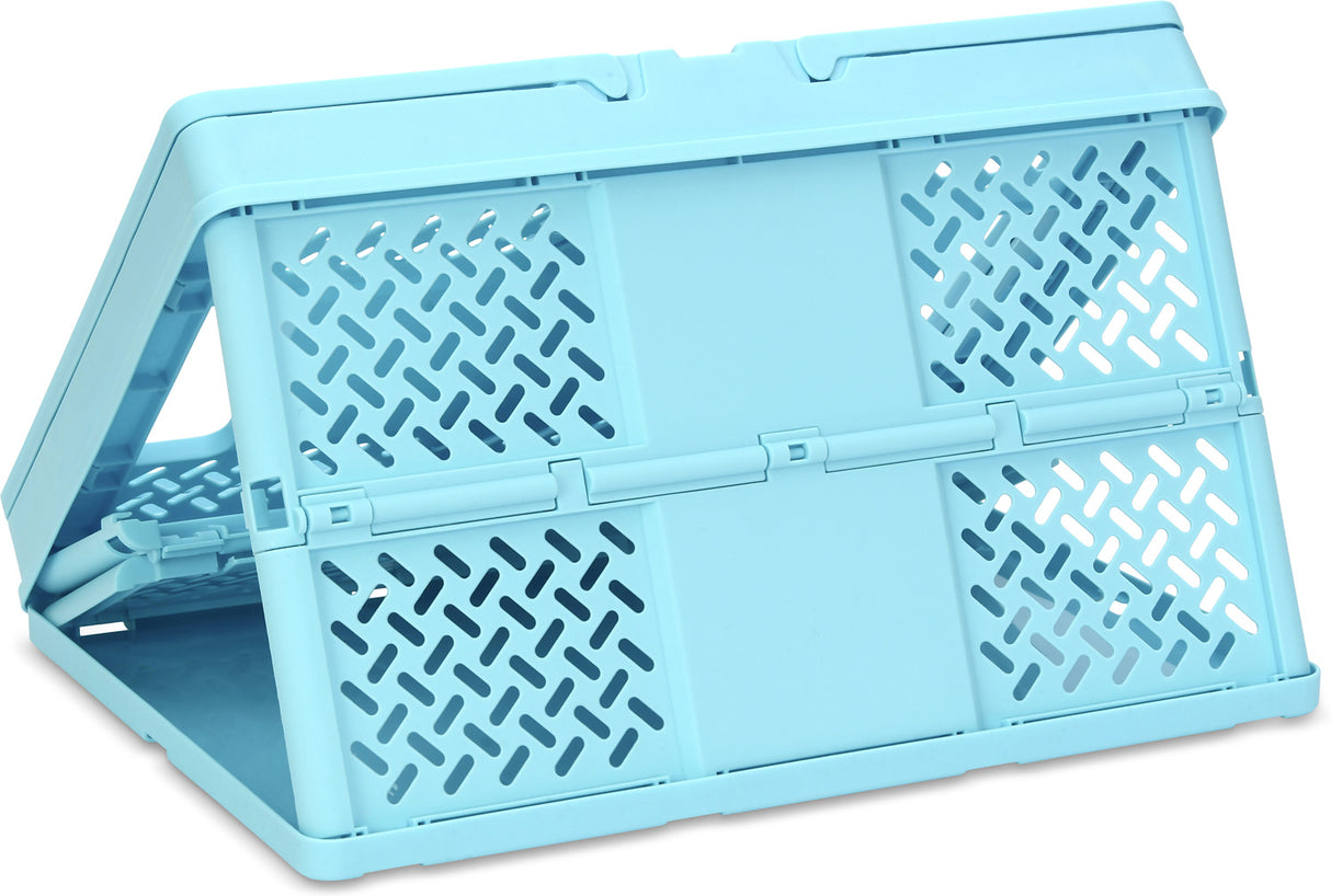 Blue Foldable Storage Crate Large