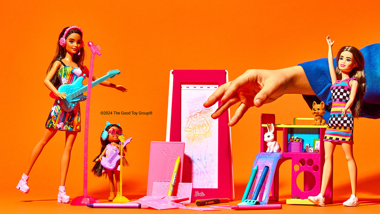 Barbie Fashion Plates All-in-One Studio