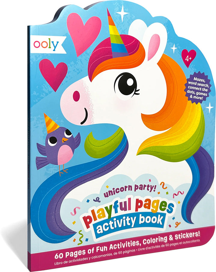 OOLY Unicorn Party! Playful Pages Activity Book