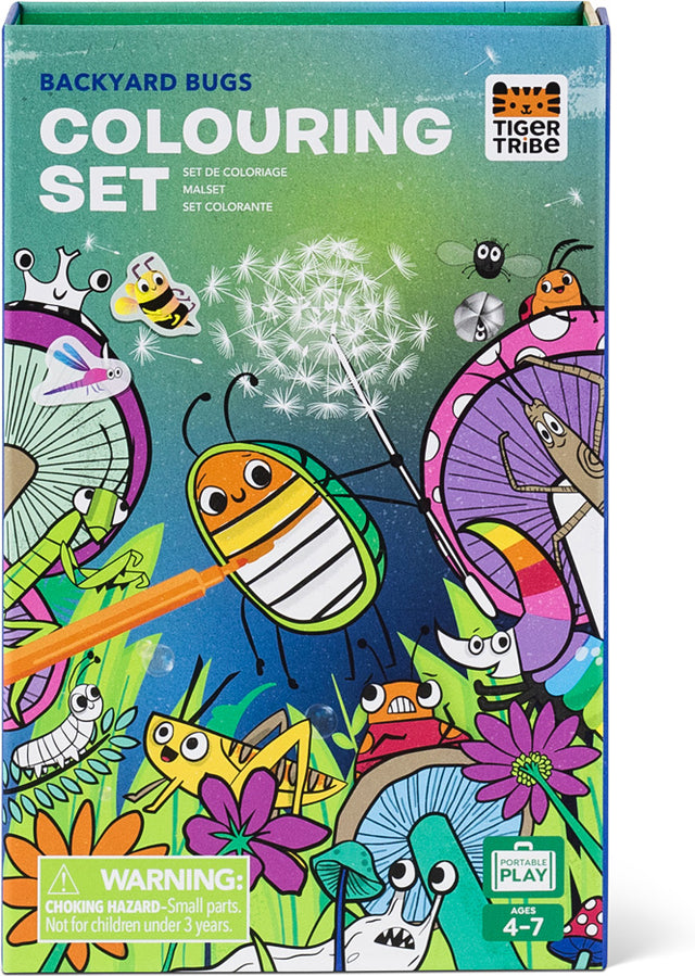 Colouring Set: Backyard Bugs