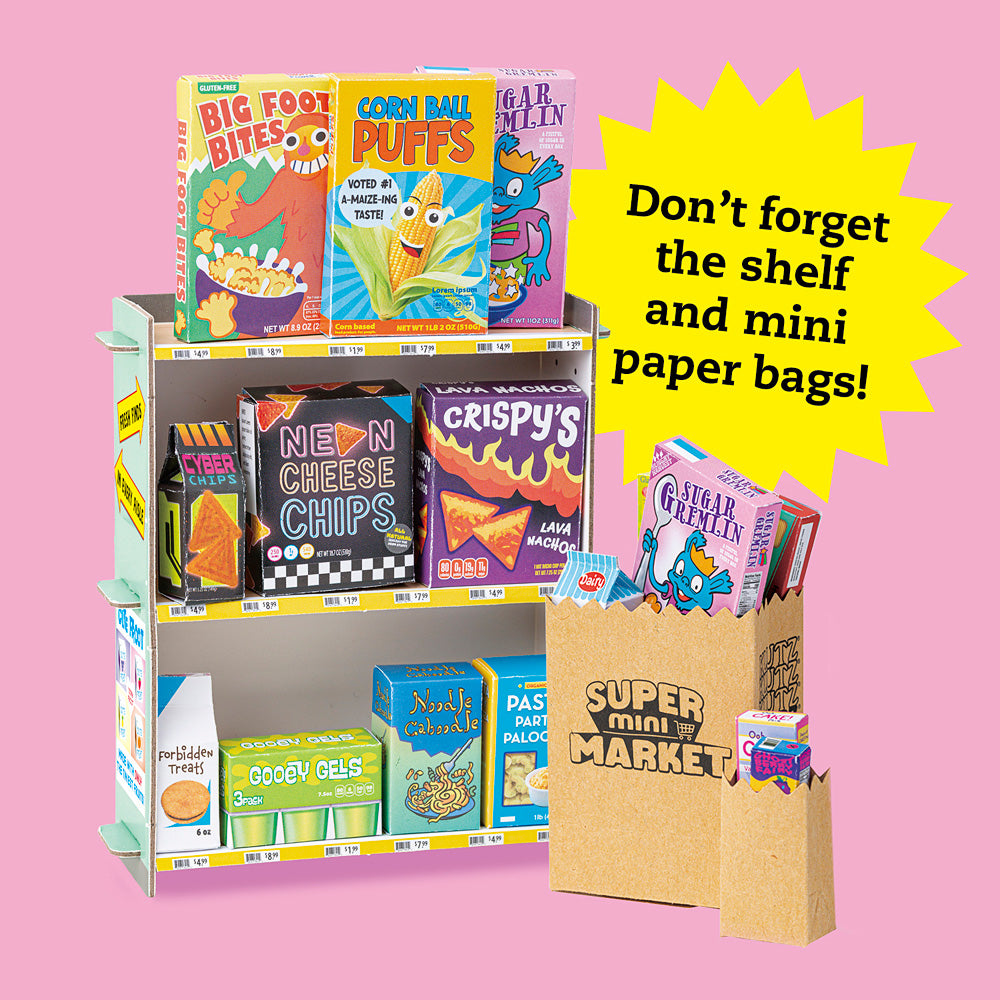 ミニチュアスーパーマーケット KLUTZ Super Mini Market - Gingerbread House Toys