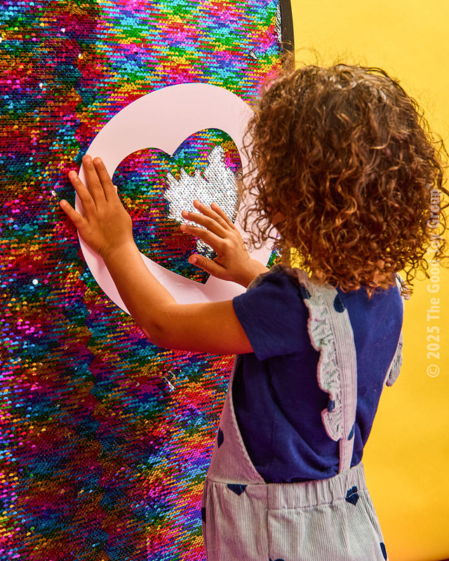 Giant Rainbow Sequins Sensory Toy