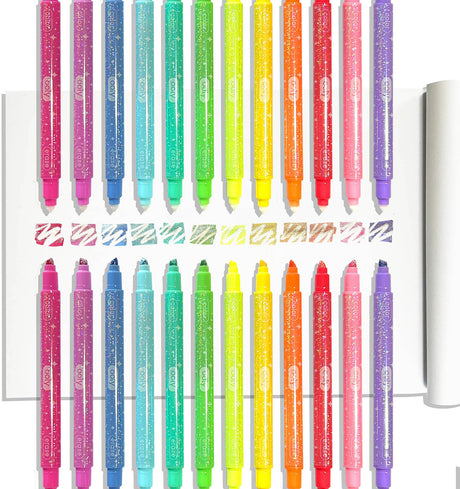 Make No Mistake! Sparkle Glittery Erasable Markers