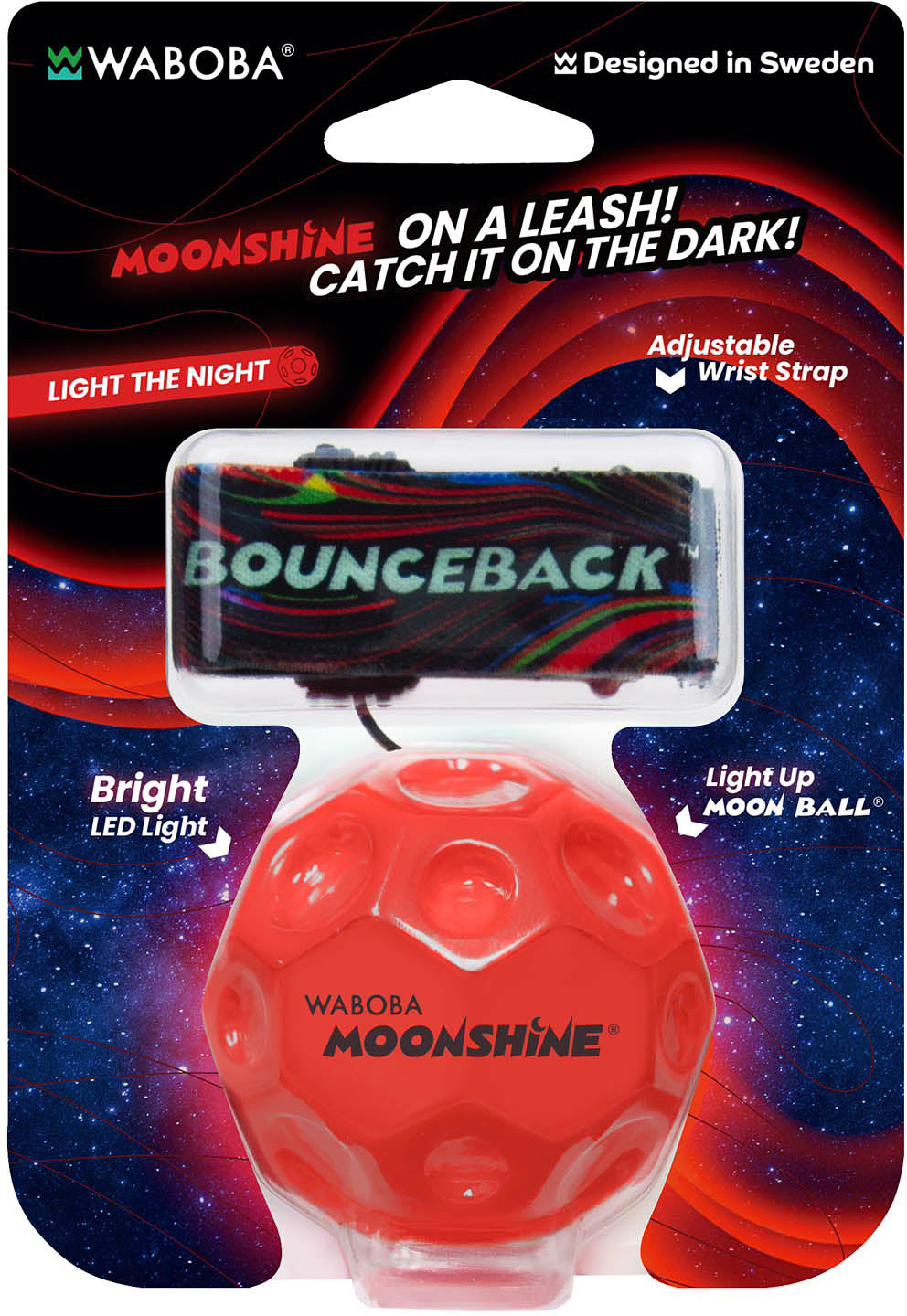 Waboba LED BounceBack Moonshine Asst