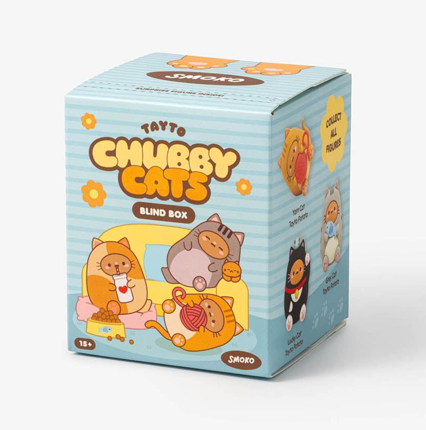 Smoko Tayto Chubby Cats Blind Box Asst - Gingerbread House Toys