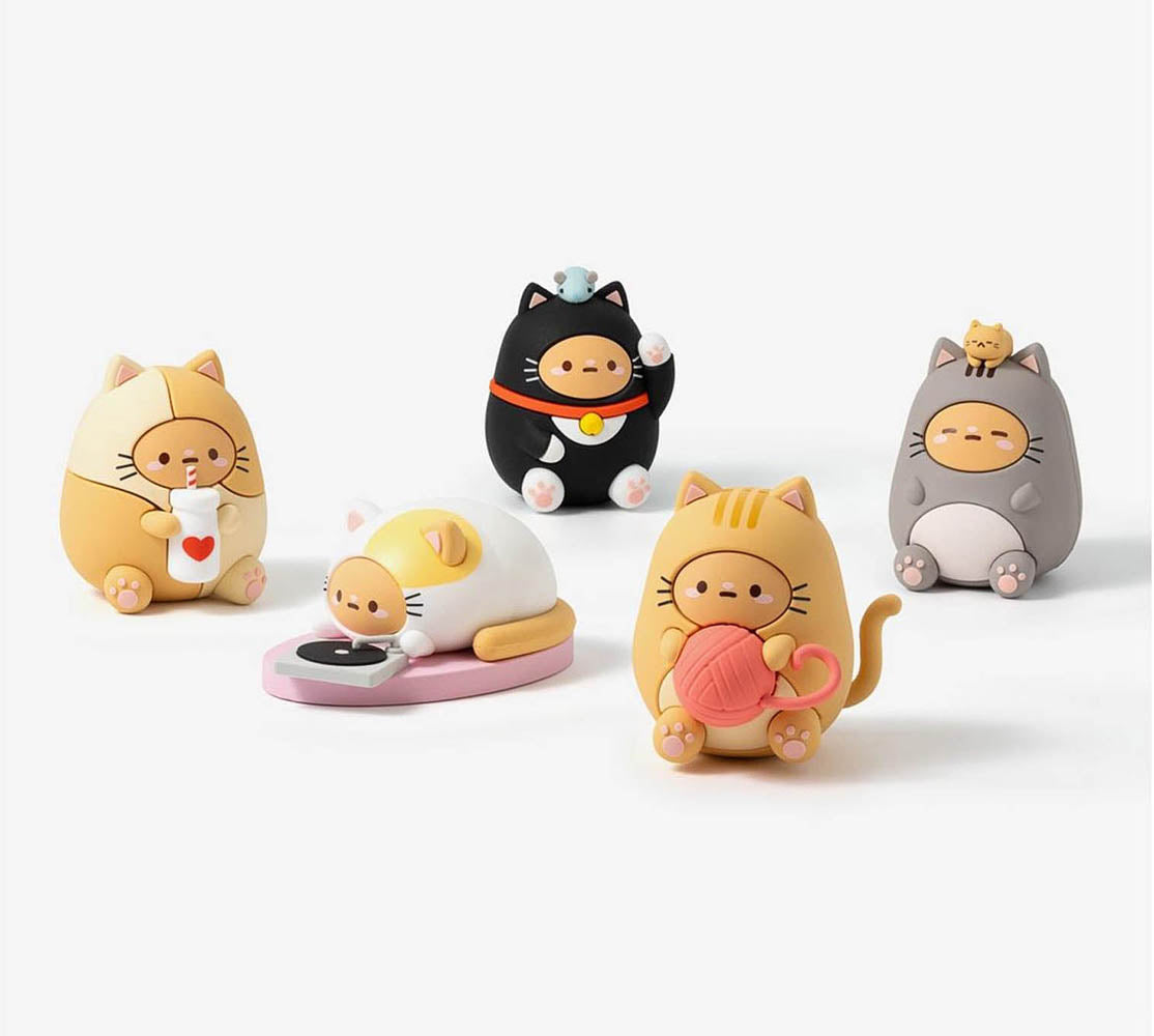 Smoko Tayto Chubby Cats Blind Box Asst - Gingerbread House Toys