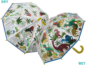 Amazing Colour Changing Umbrella! - Dinosaur