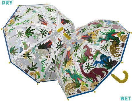 Amazing Colour Changing Umbrella! - Dinosaur