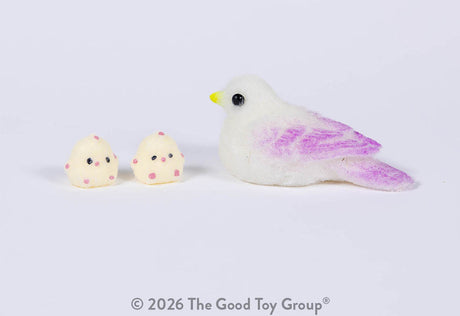 Fuzzy Friends Bird with Babies