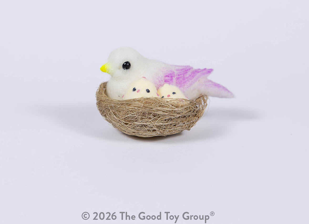 Fuzzy Friends Bird with Babies