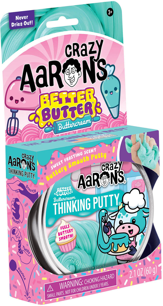 Crazy Aaron's Better Butter Buttercream Scented Thinking Putty