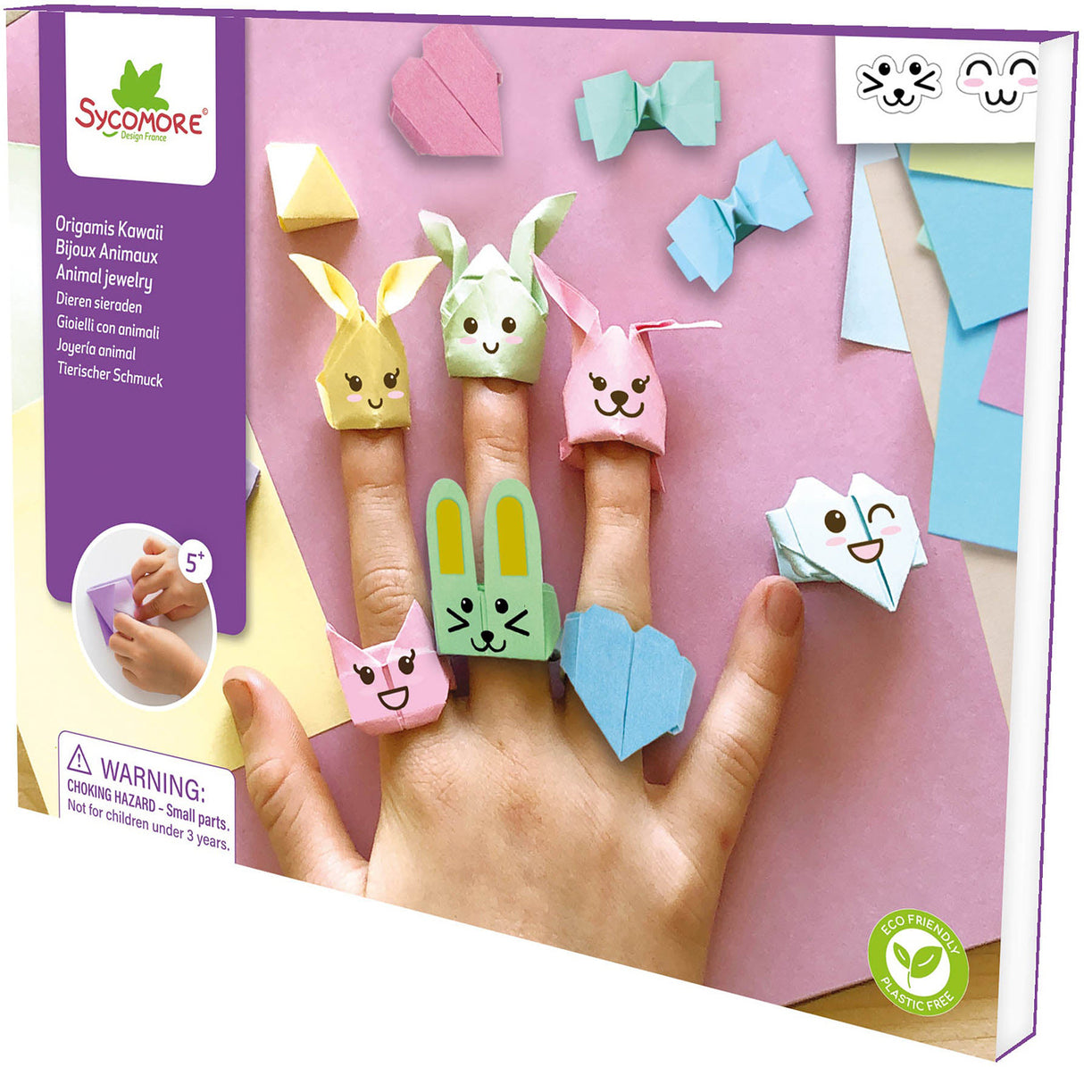 Sycomore Kawaii Origami Animal Jewelry
