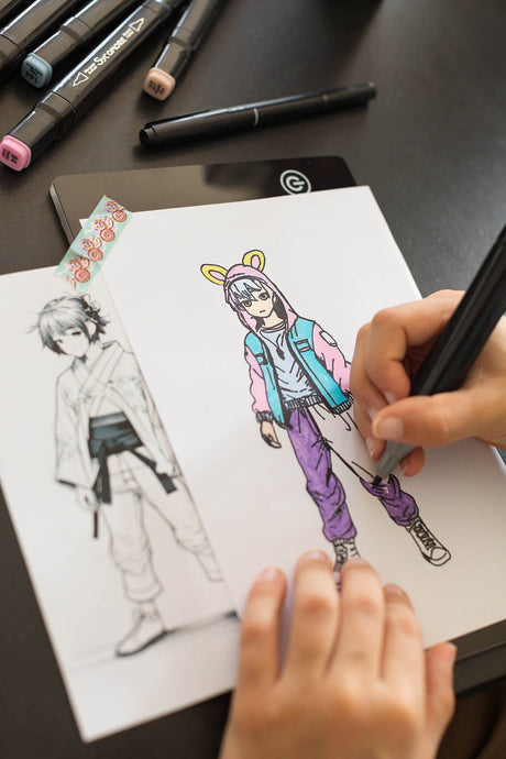 Sycomore Artissimo Create Your Manga Characters Rechargeable Light Pad