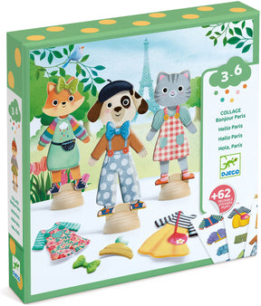 Bonjour Paris Collage