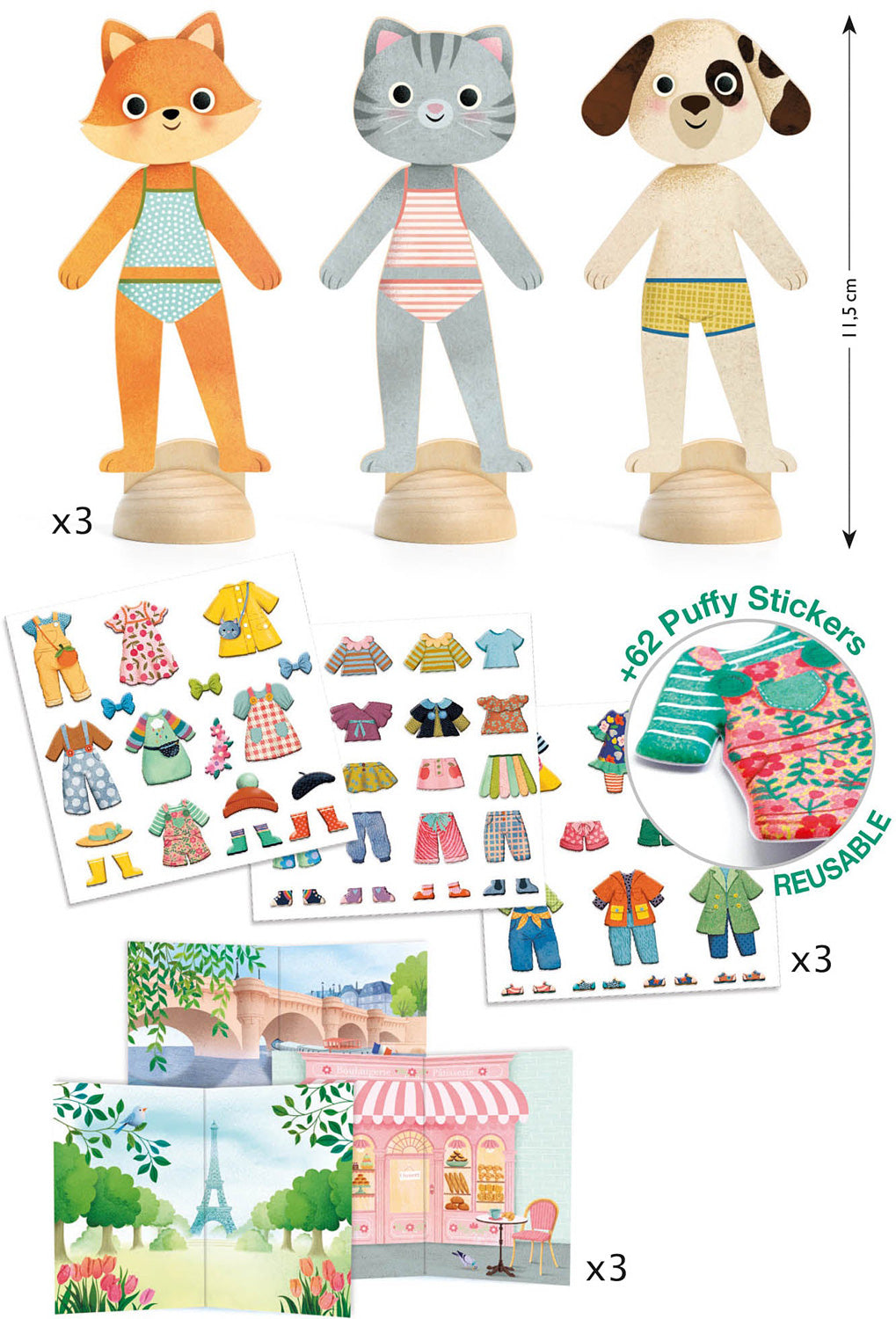 Bonjour Paris Collage