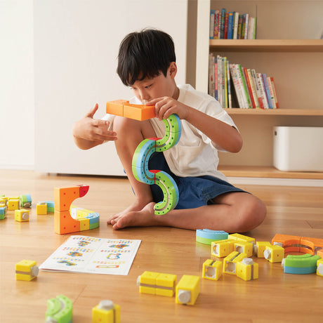 Rail Cube Magnetic Monorail Deluxe Block Set