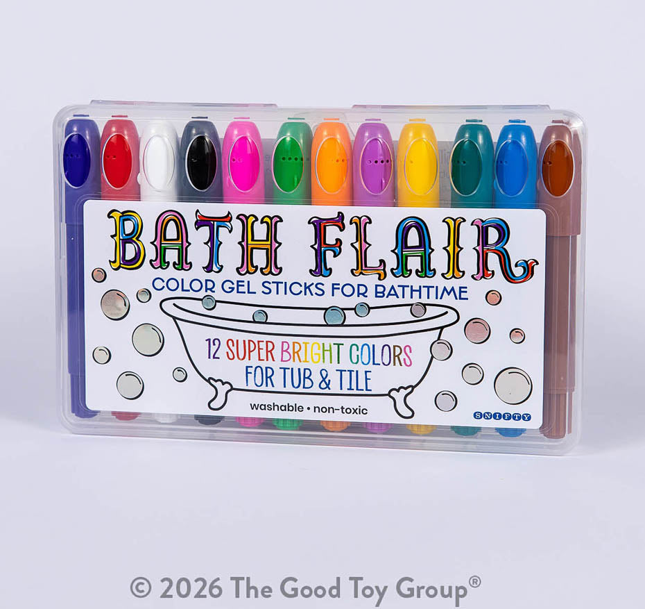 Bath Flair Color Gel Sticks for Bathtime - Set of 12