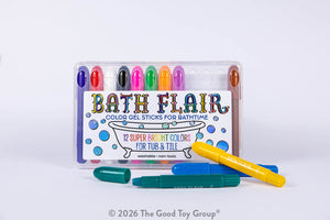 Bath Flair Color Gel Sticks for Bathtime - Set of 12