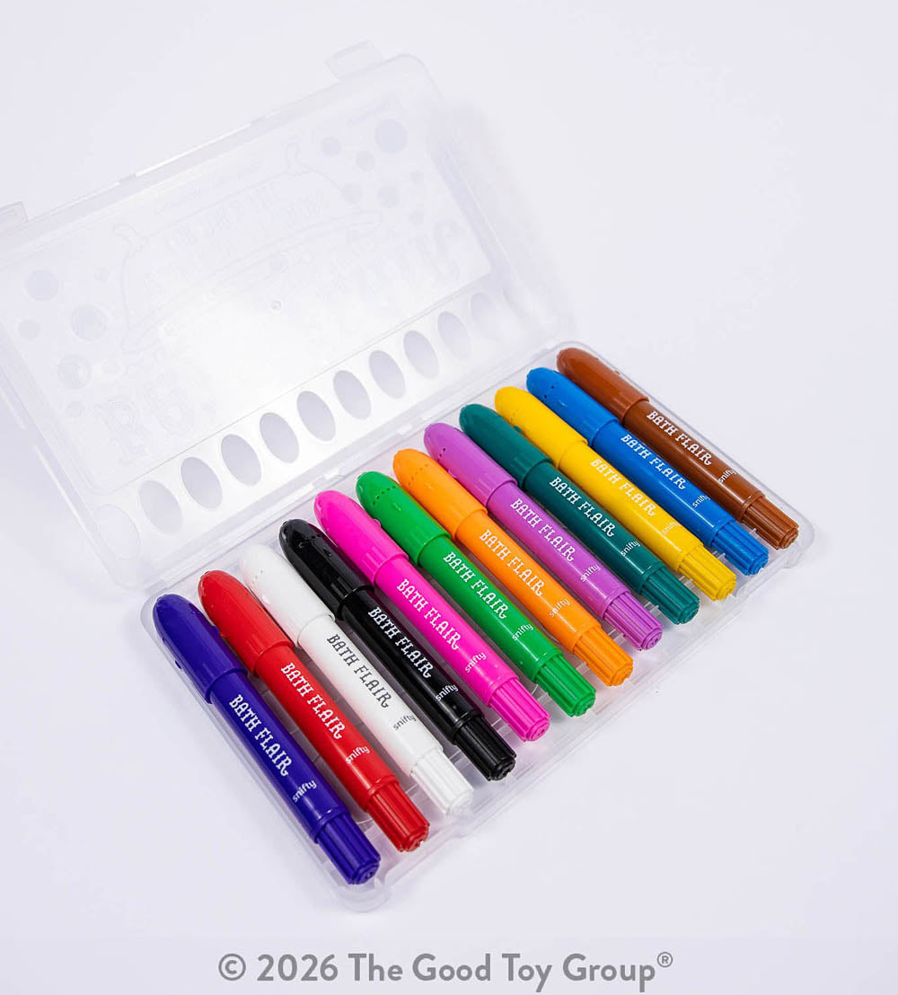 Bath Flair Color Gel Sticks for Bathtime - Set of 12