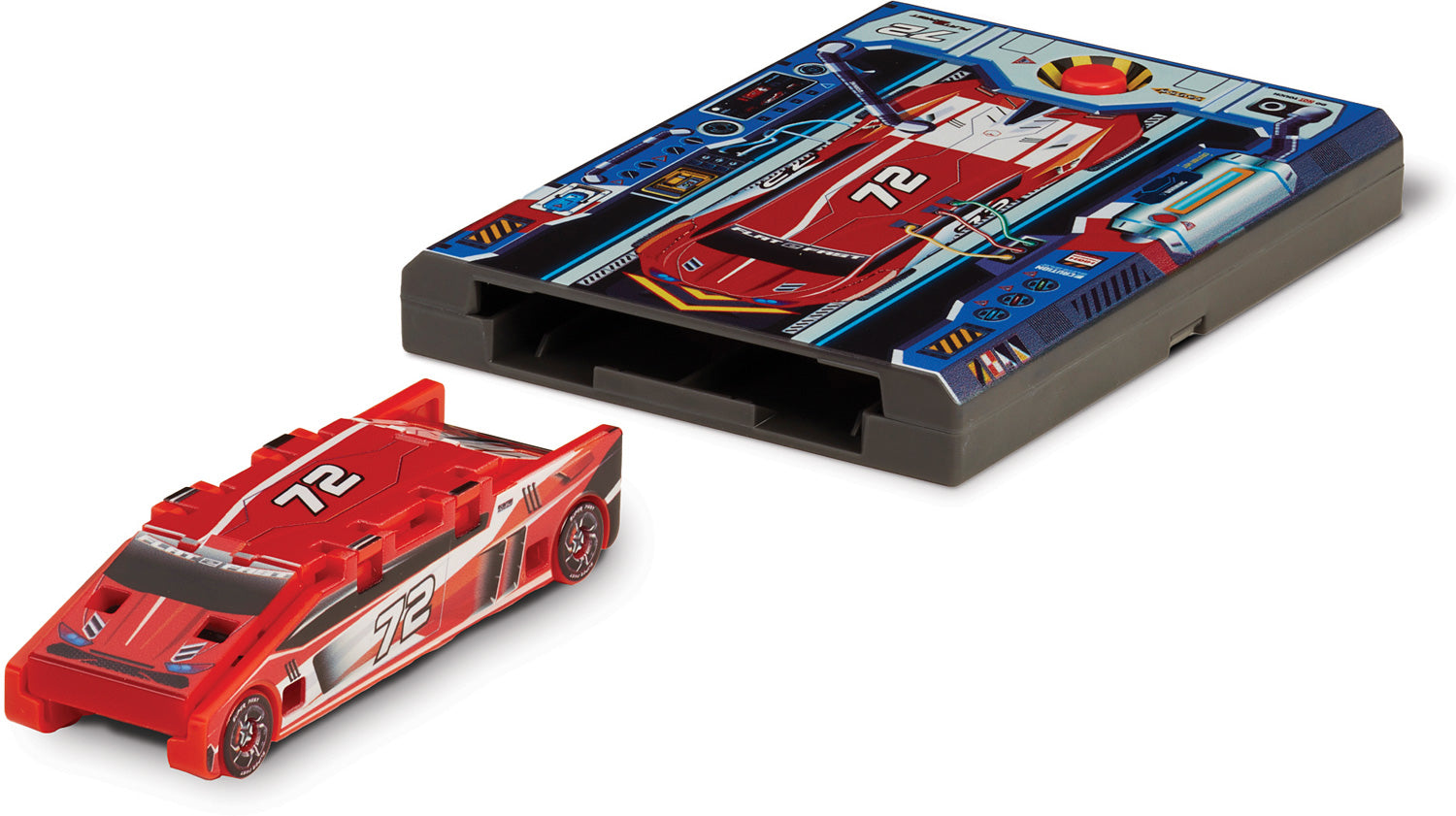 Flat 2 Fast Card Racers - Gingerbread House Toys