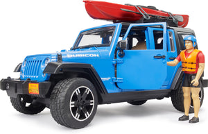 Bruder Jeep Wrangler Rubicon with Kayak & Figure