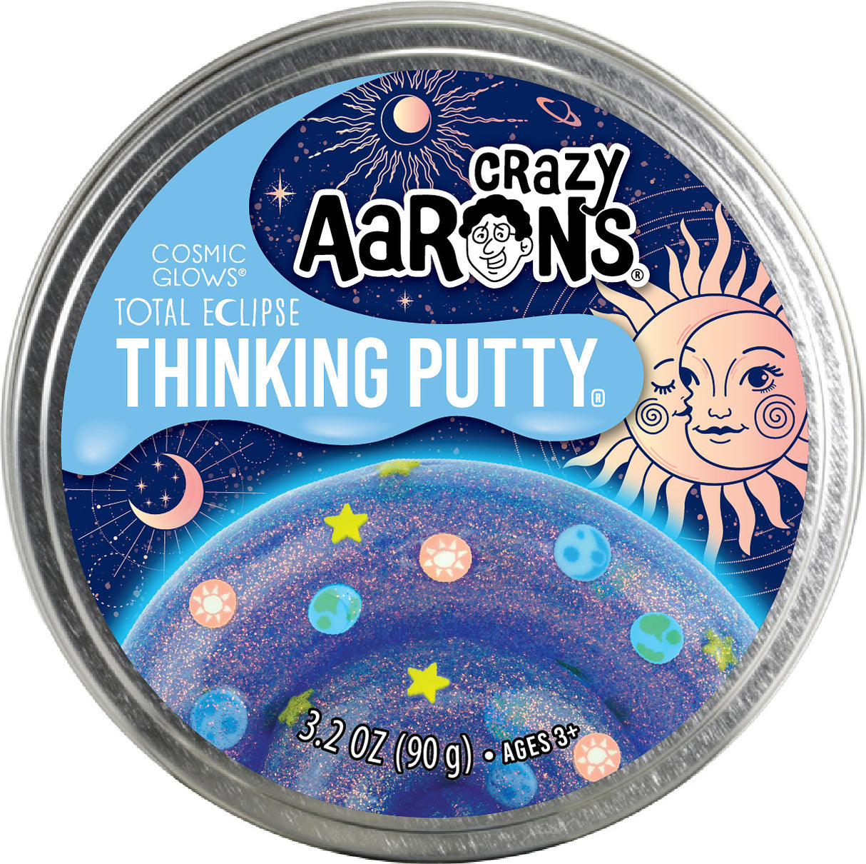 Crazy Aaron's Total Eclipse Thinking Putty