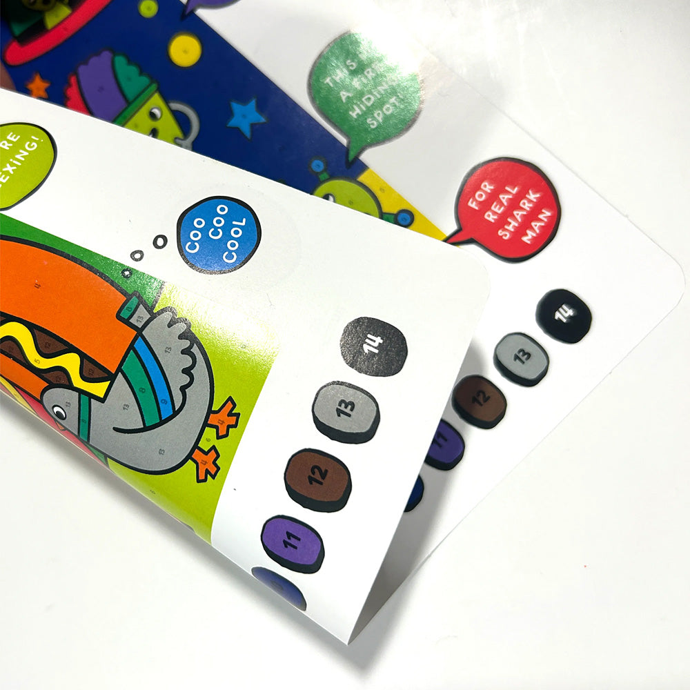 Colortopia: Color by Number Kit with Paint Markers - Epic