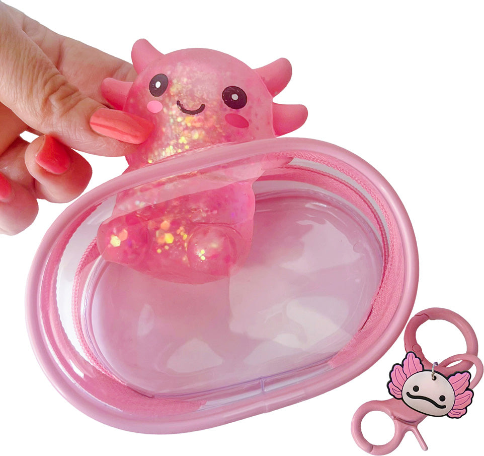 BUDDI's グッズセット Squishy Axolotl Backpack Buddiez - Gingerbread House Toys
