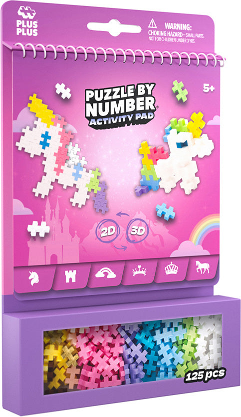 Plus-Plus Puzzle by Number Activity Pad
