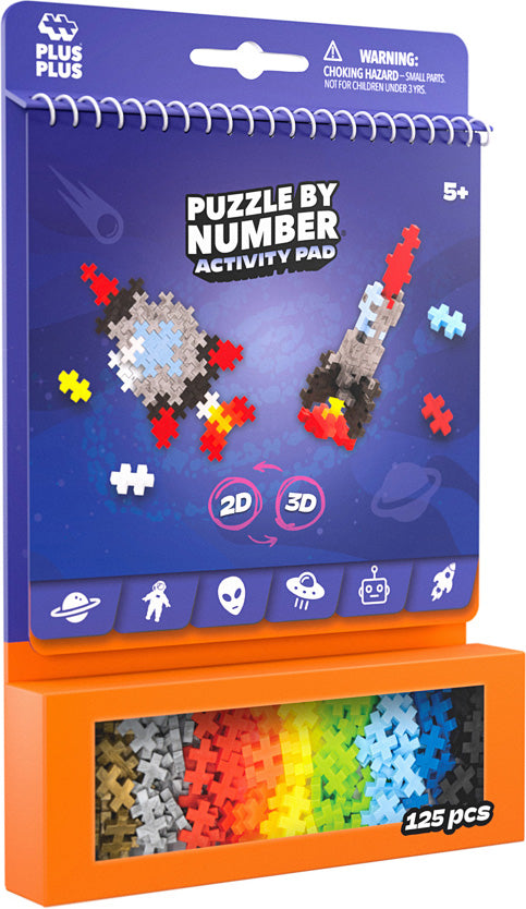 Plus-Plus Puzzle by Number Activity Pad