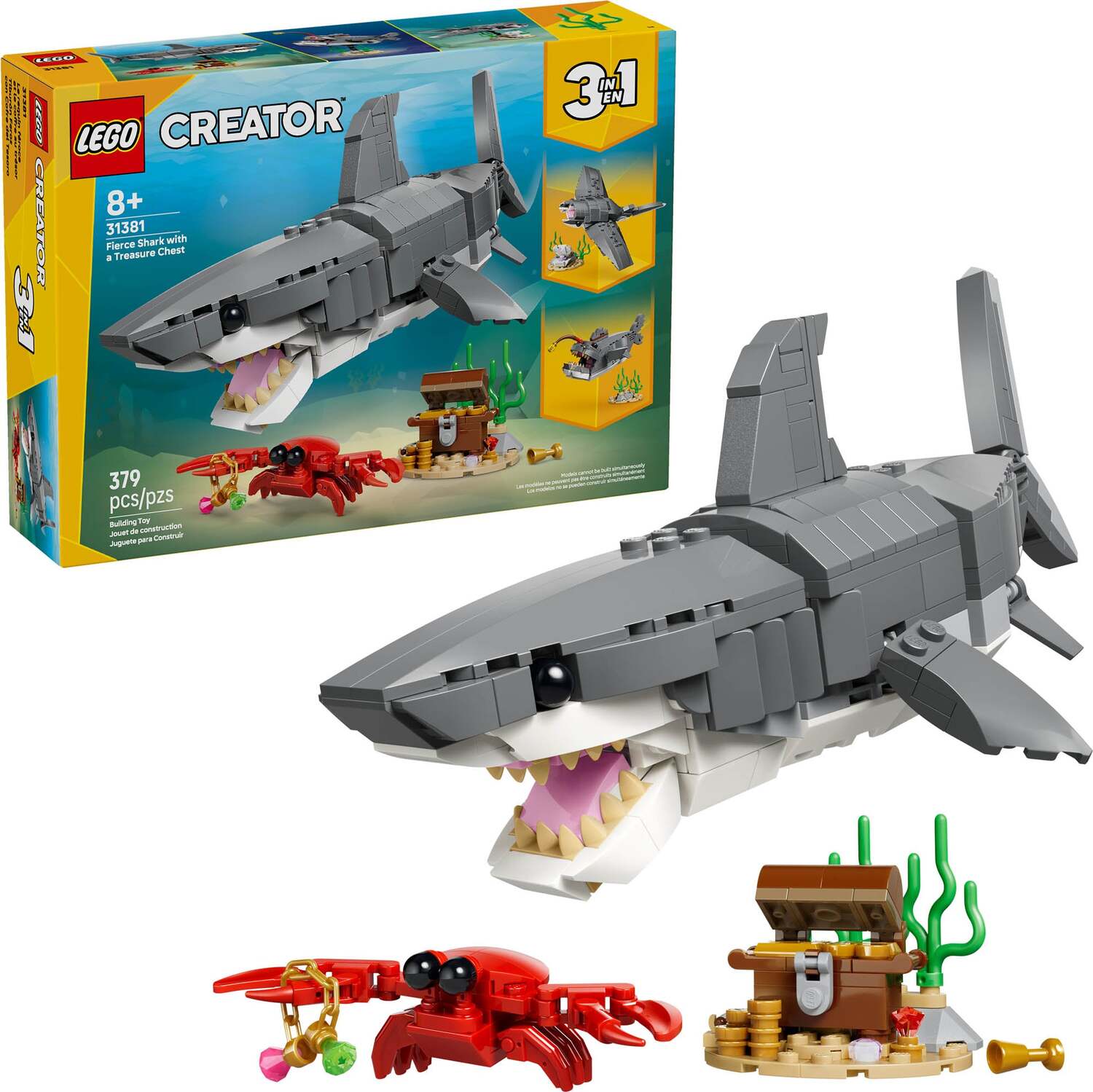 LEGO Creator: Fierce Shark with a Treasure Chest - Gingerbread