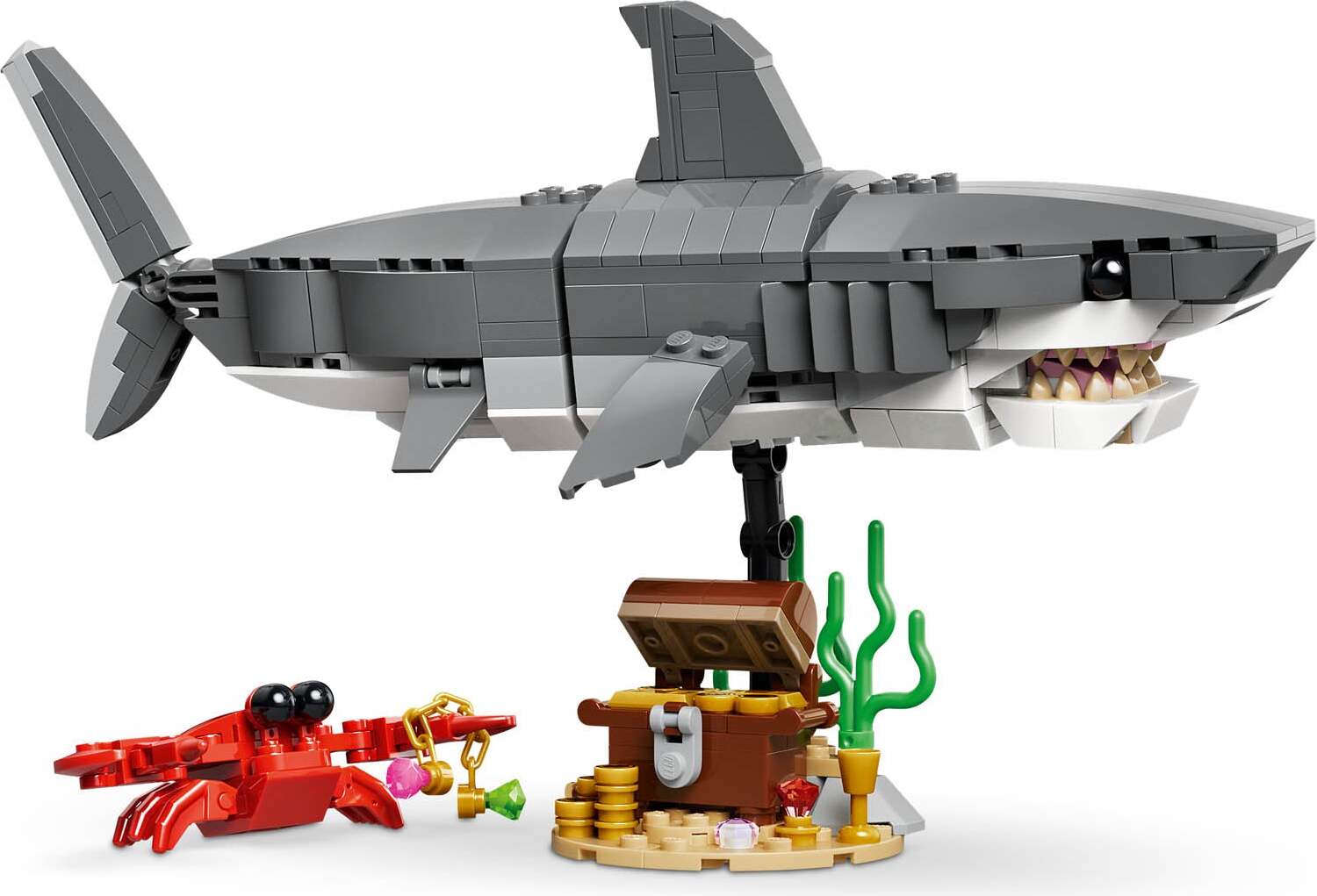 ぽん（感謝）/6 LEGO Creator: Fierce Shark with a Treasure Chest - Gingerbread