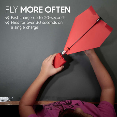 POWERUP 2.0 Electric Paper Airplane Kit - Red