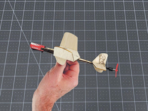 POWERUP Faraday Electric Powered Balsa Wood Airplane Kit