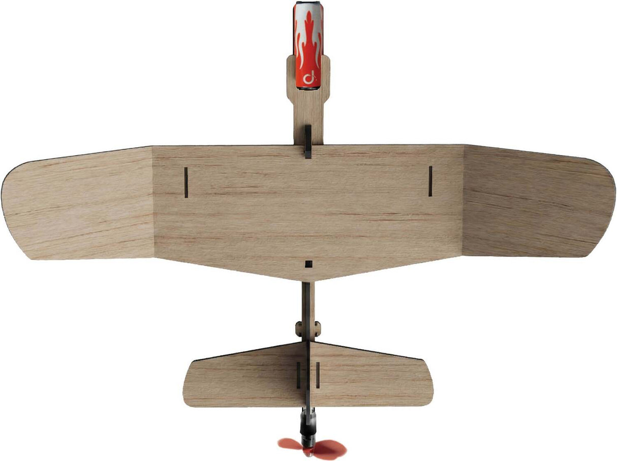 POWERUP Faraday Electric Powered Balsa Wood Airplane Kit