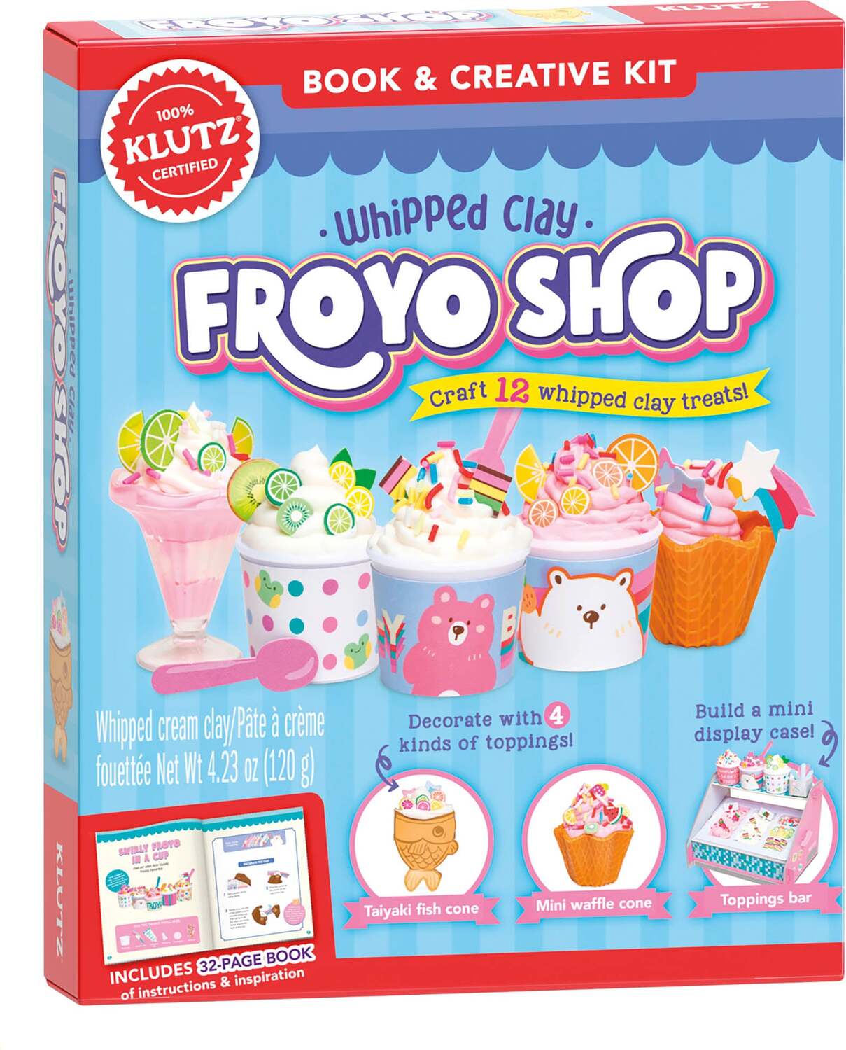 KLUTZ Whipped Clay Froyo Shop - Gingerbread House Toys