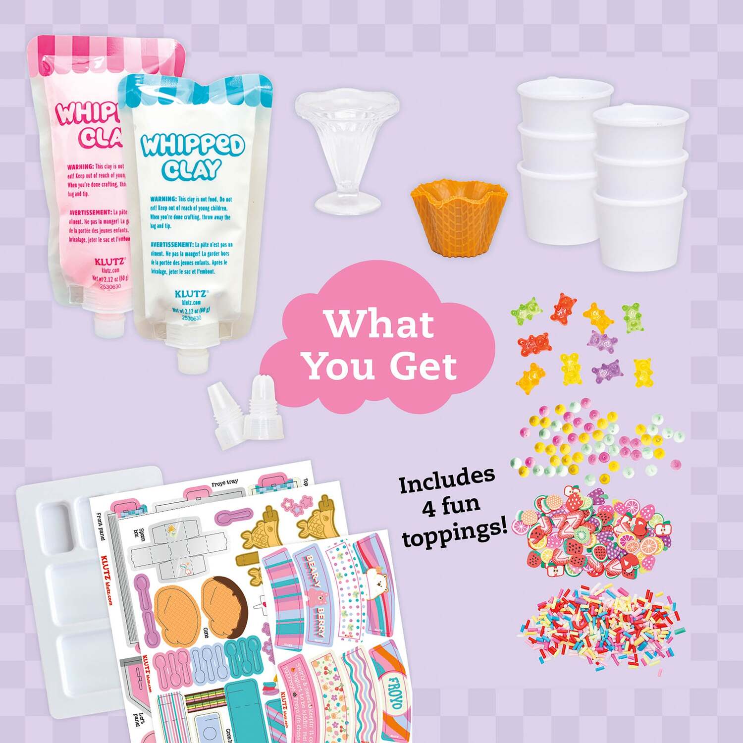 KLUTZ Whipped Clay Froyo Shop - Gingerbread House Toys