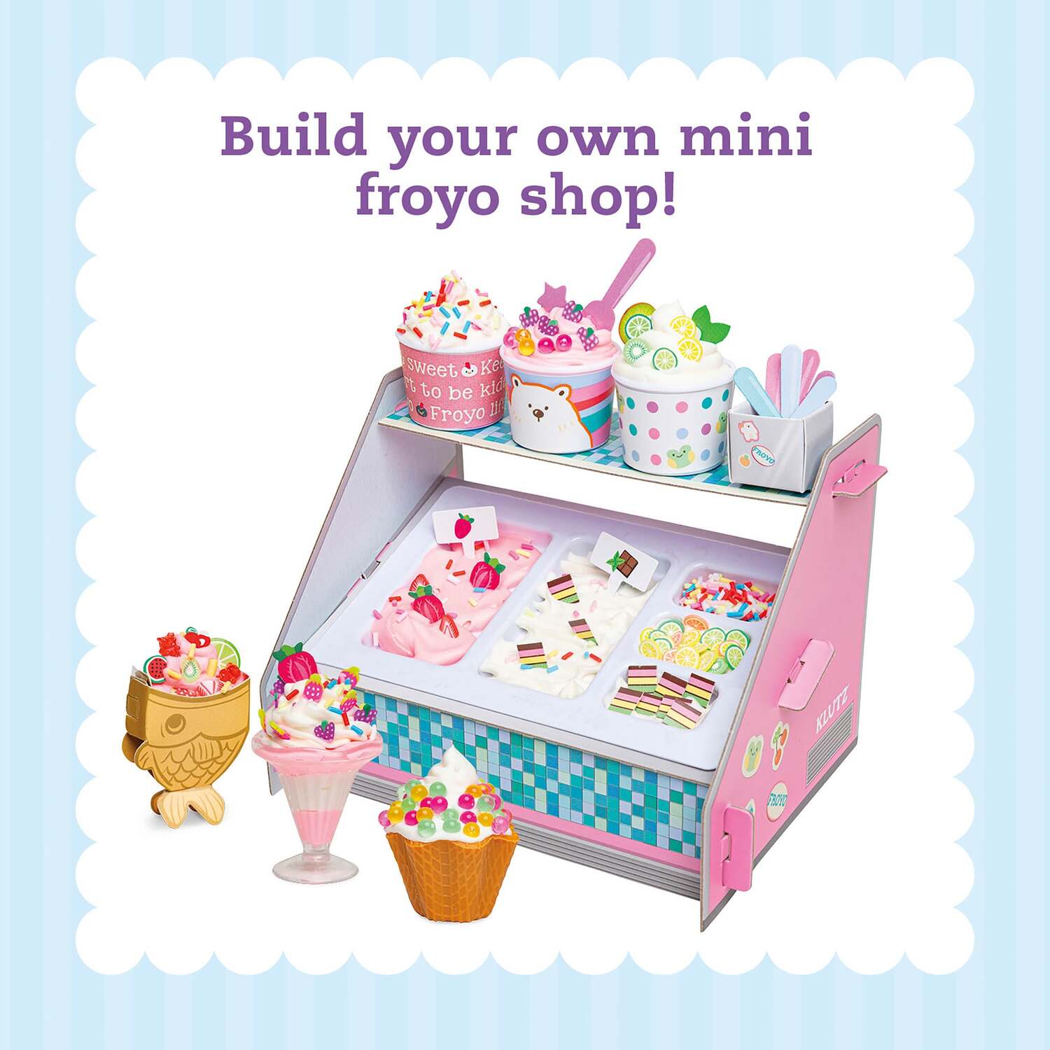 KLUTZ Whipped Clay Froyo Shop - Gingerbread House Toys